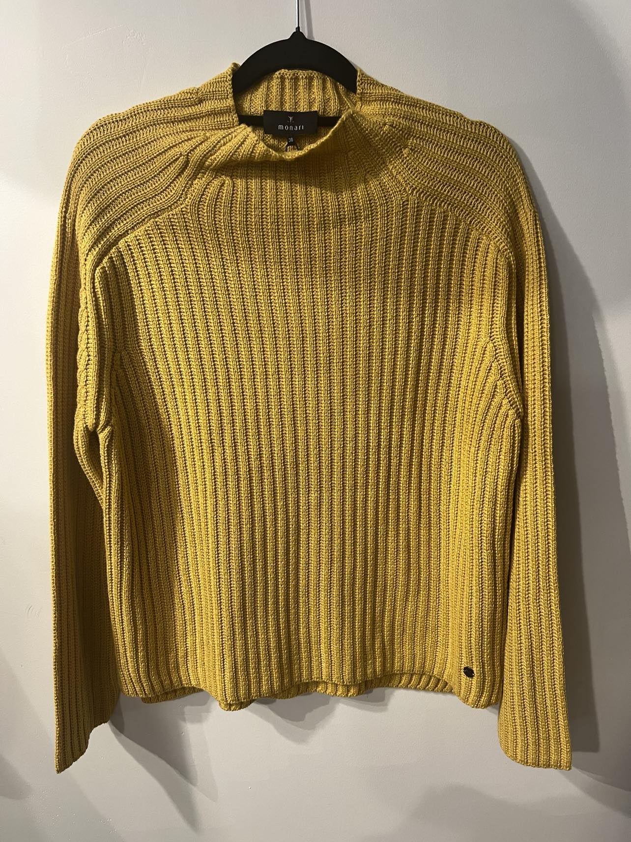 Monari Rib Sweater Cotton Blend - Honey