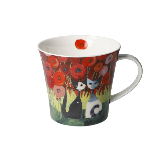 Goebel Rosina Poppies Mug