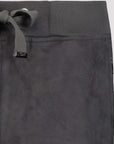 Monari Microsuede Cargo Pant - Charcoal