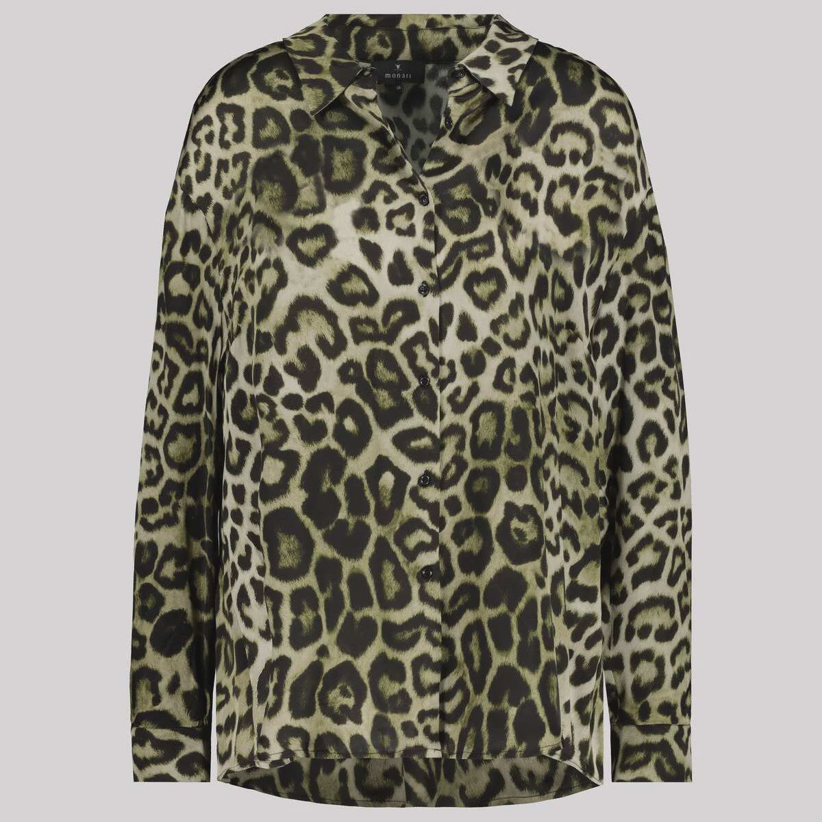 Monari Leopard Shirt  - Green
