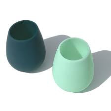 Porter Green Fegg Unbreakable Silicone Tumblers - Mist &amp; Ink