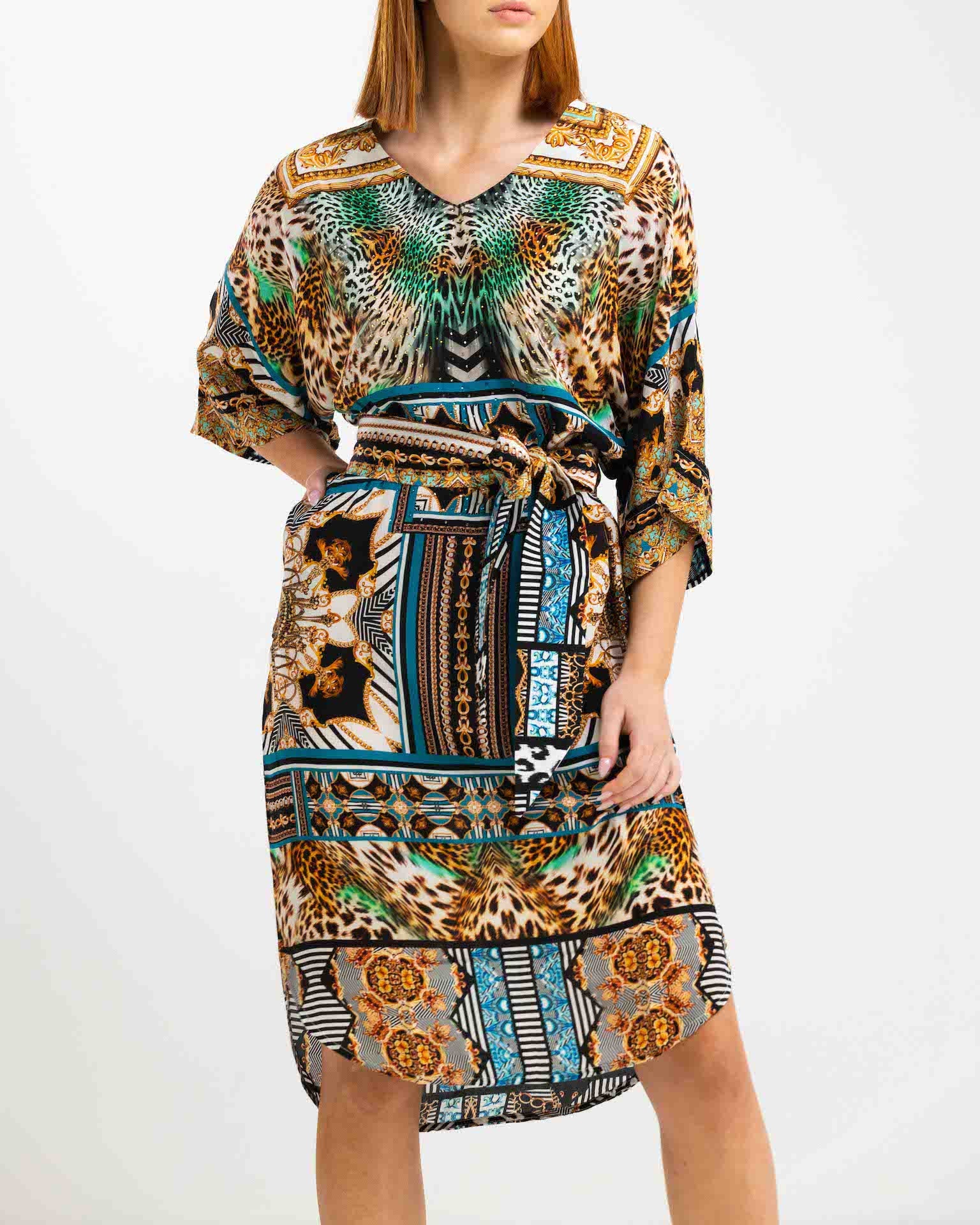 INOA Silk Fish Dress - Samsara