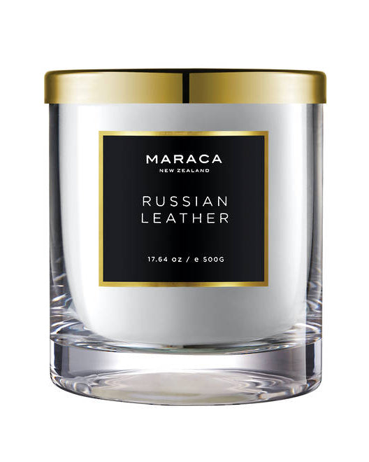 Maraca Luxury  Candle - Russian Leather