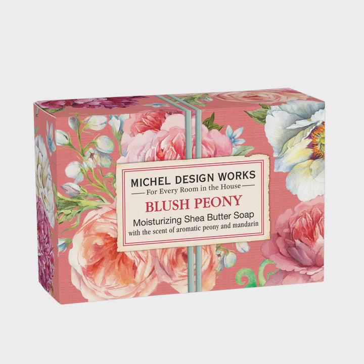 Michel Design Works Blush Peony Boxed Small Soap