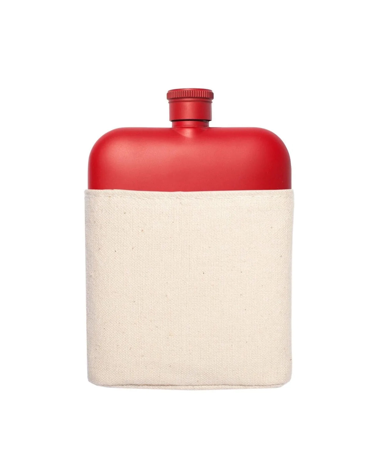 Izola Flask with Canvas Carrier - Red