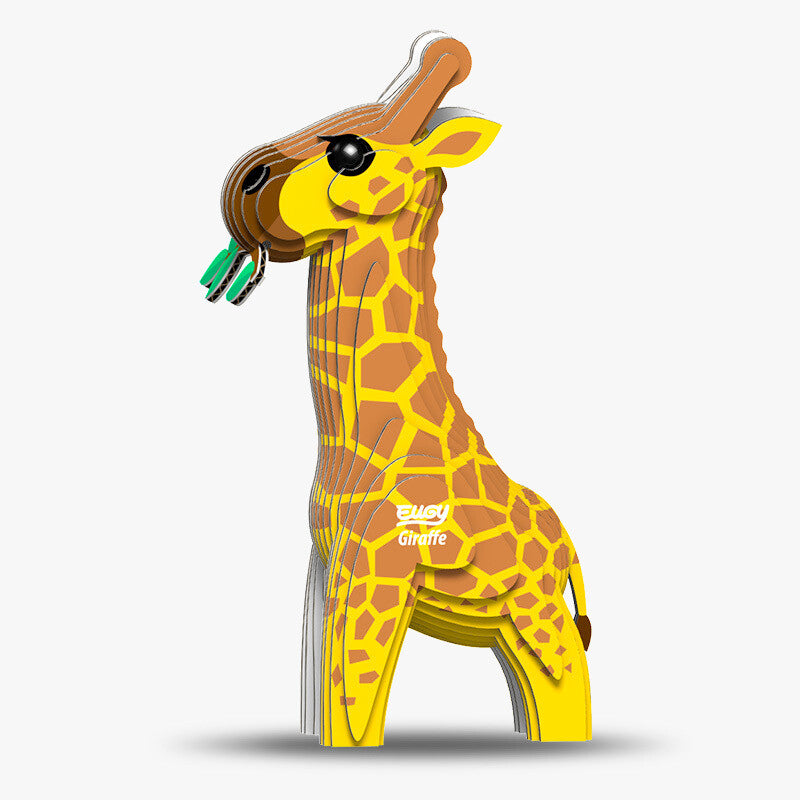 Eugy 009 Giraffe 3D Cardboard Model Kit