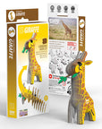 Eugy 009 Giraffe 3D Cardboard Model Kit