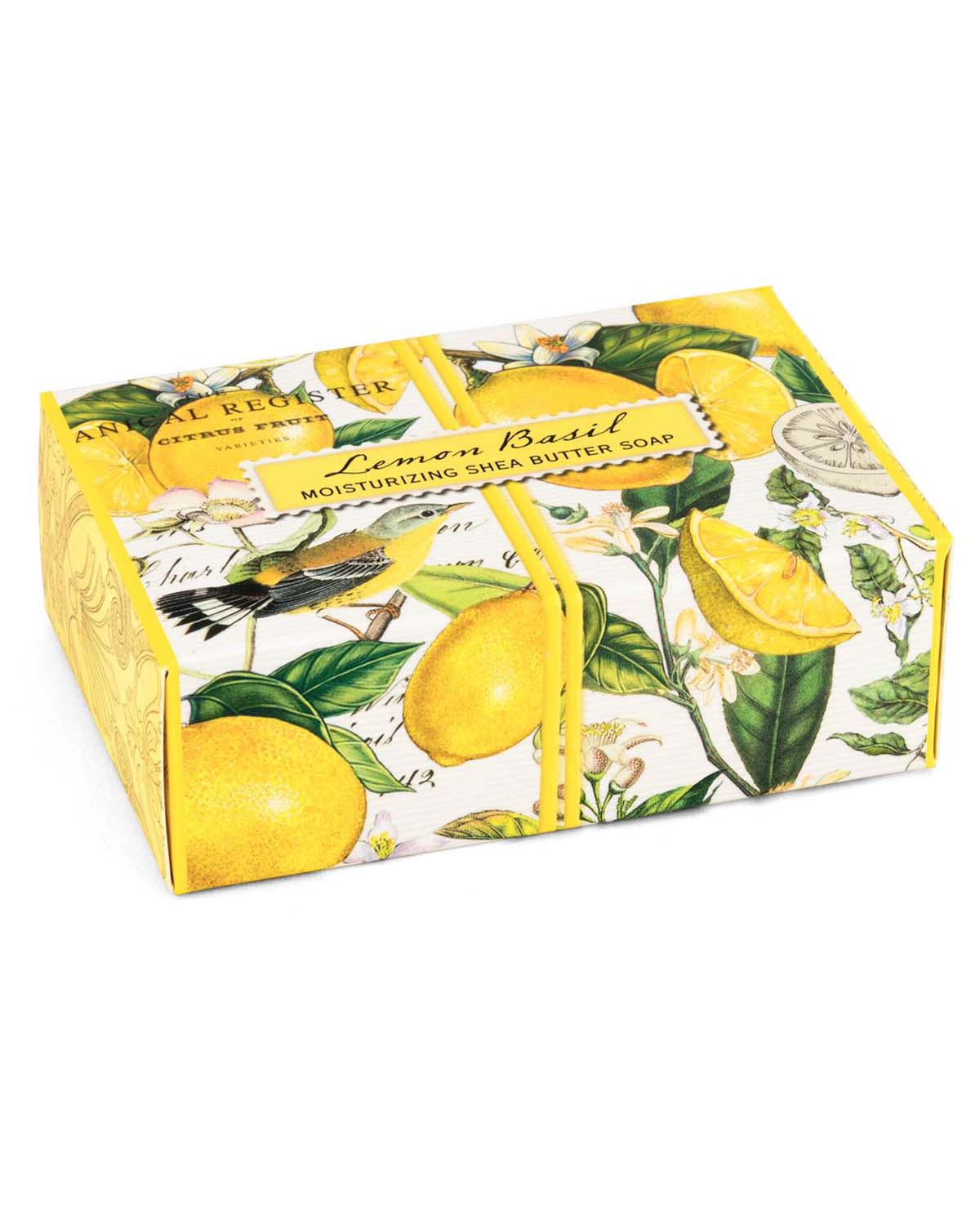 Michel Design Works Lemon Basil Single Boxed Soap