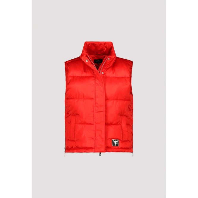 Monari Quilted Puffer Vest - Fire