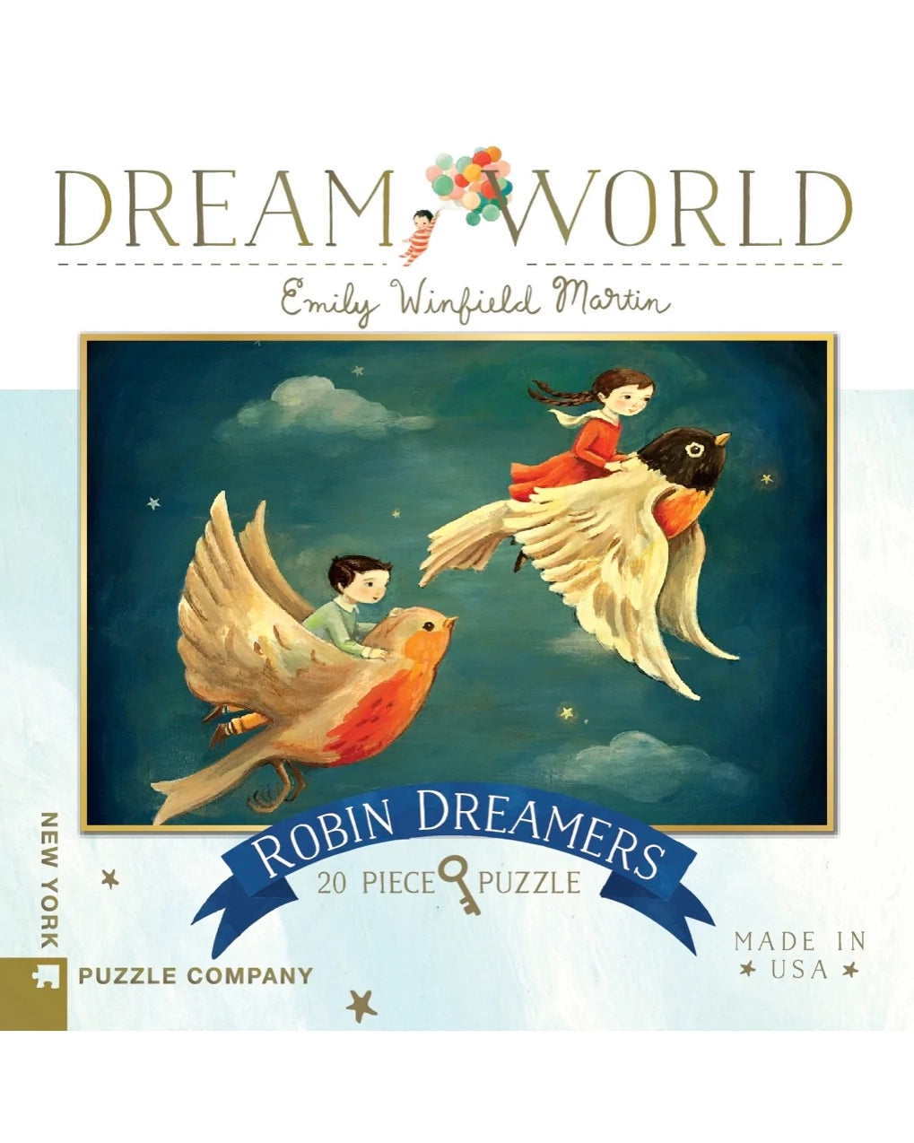 New York Puzzle Company Robin Dreamers Mini 20 pc Puzzle Age 4+
