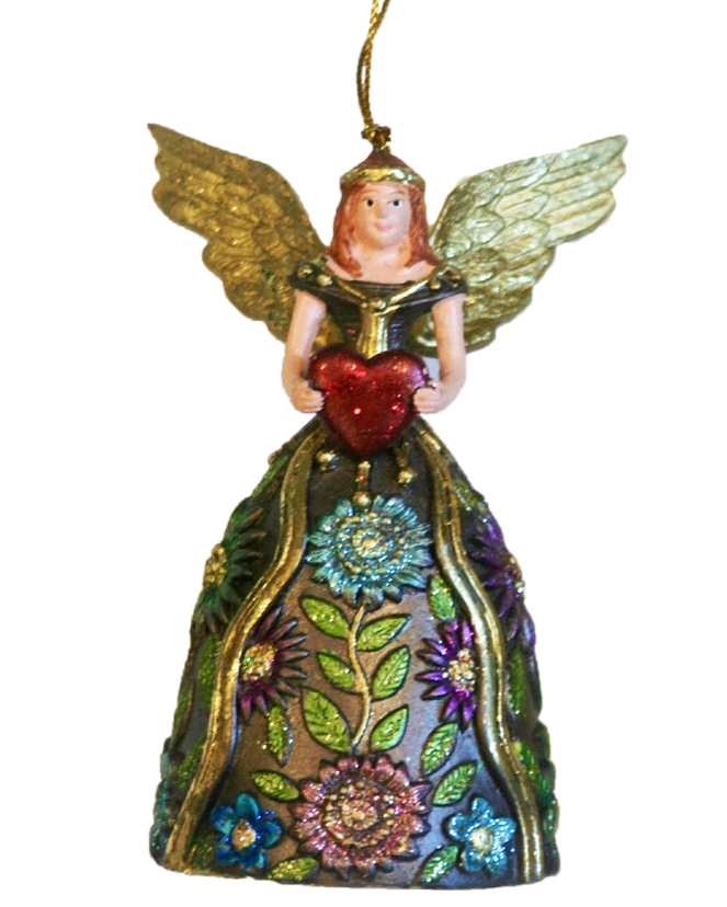 Alison&#39;s Acquisitions Fairy Tale Standing with Heart Multi Coloured