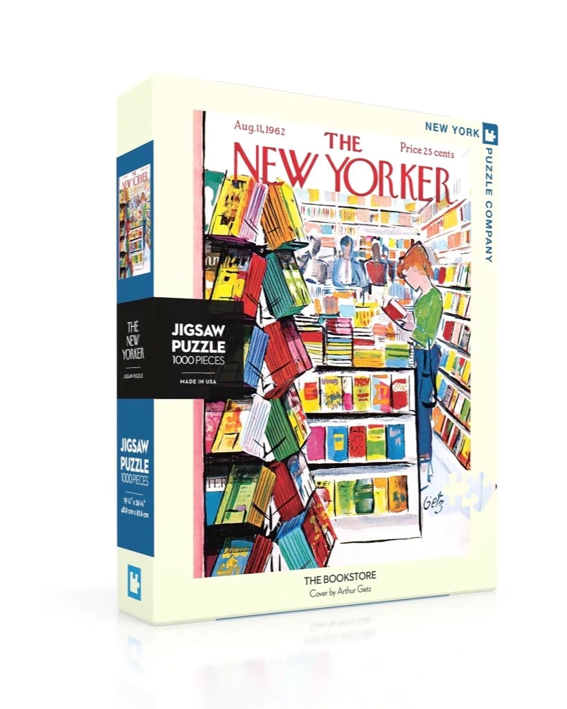 New York Puzzle Company The Bookstore 1000 Pce Puzzle Age 13+