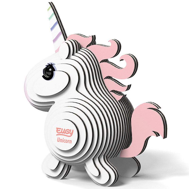 Eugy 014 Unicorn 3D Cardboard Model Kit