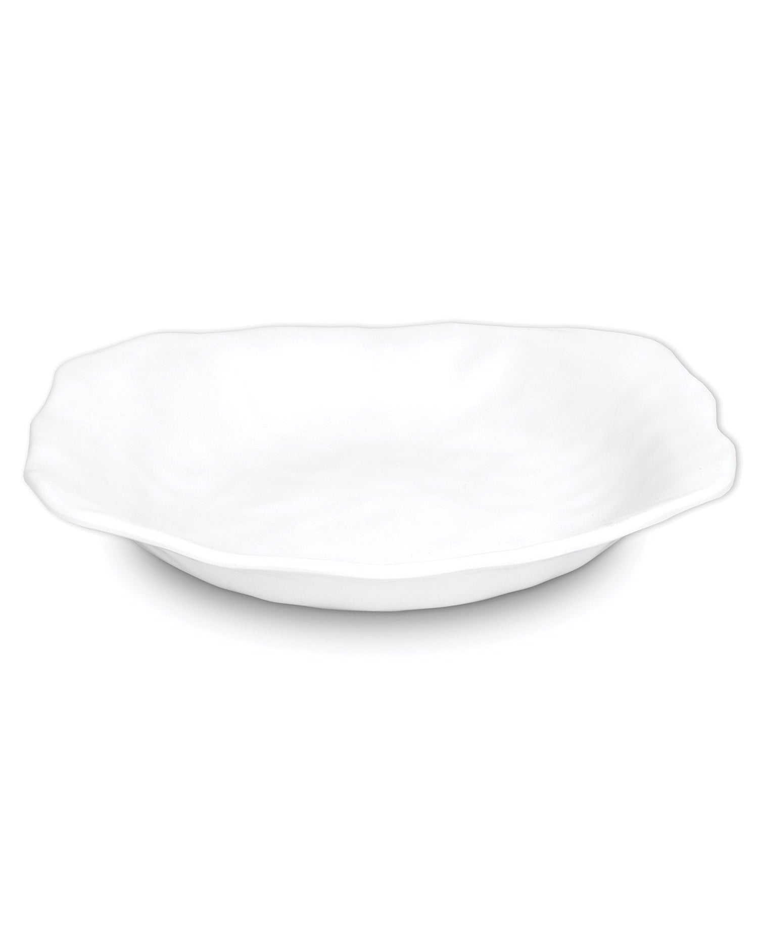 Michel Design Works White on White Melamine Pasta Bowl